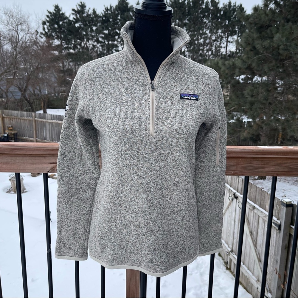 Patagonia Better Sweater Women’s Size XS Zip Fleece Outdoor Hiking Vail Logo